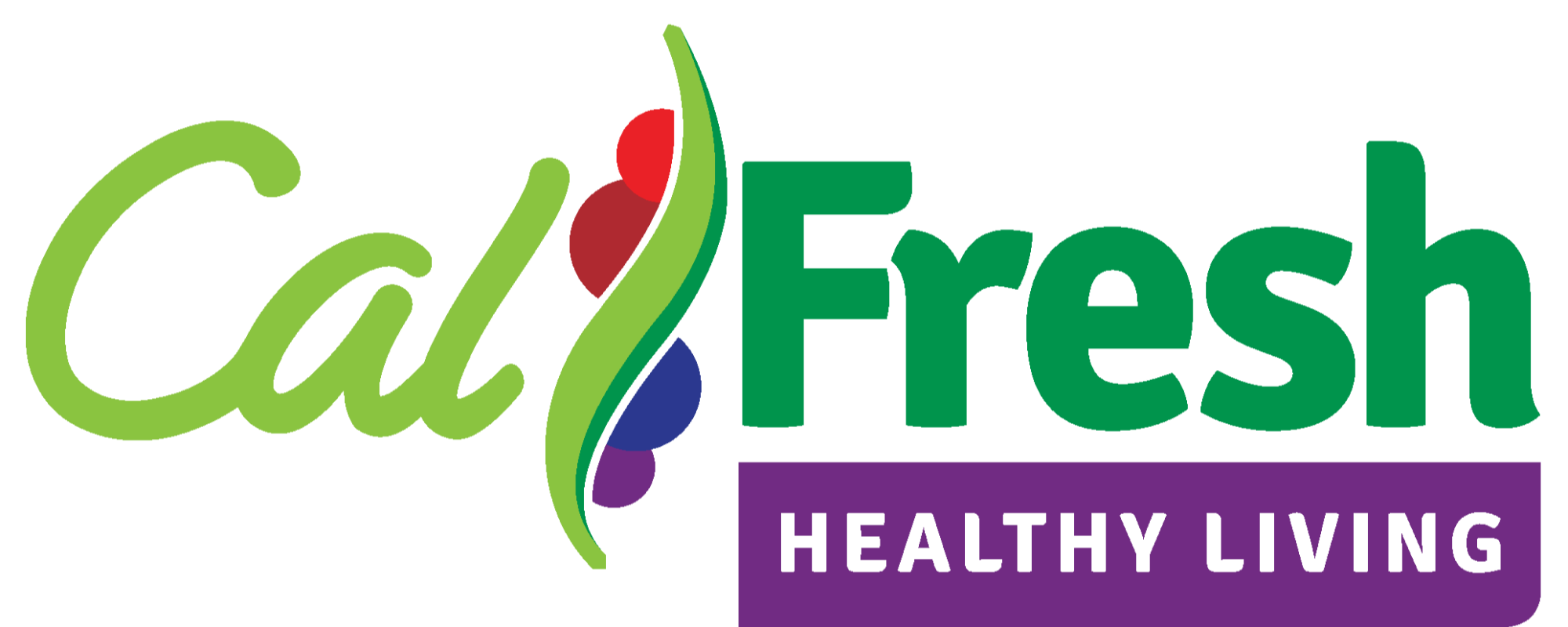 A logo of CalFresh Healthy living Program